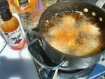 frying karaage