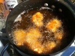 karaage frying